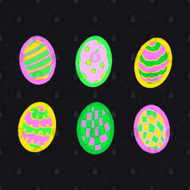 Colourful Easter Egg Design by ROLLIE MC SCROLLIE